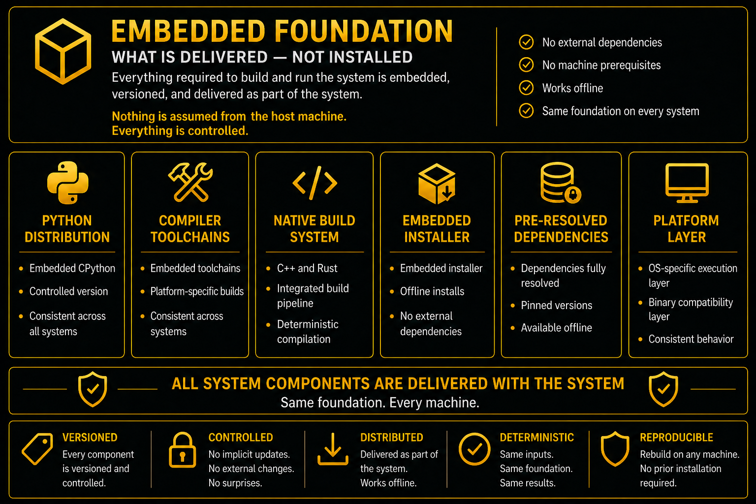 Hydra Forge embedded foundation